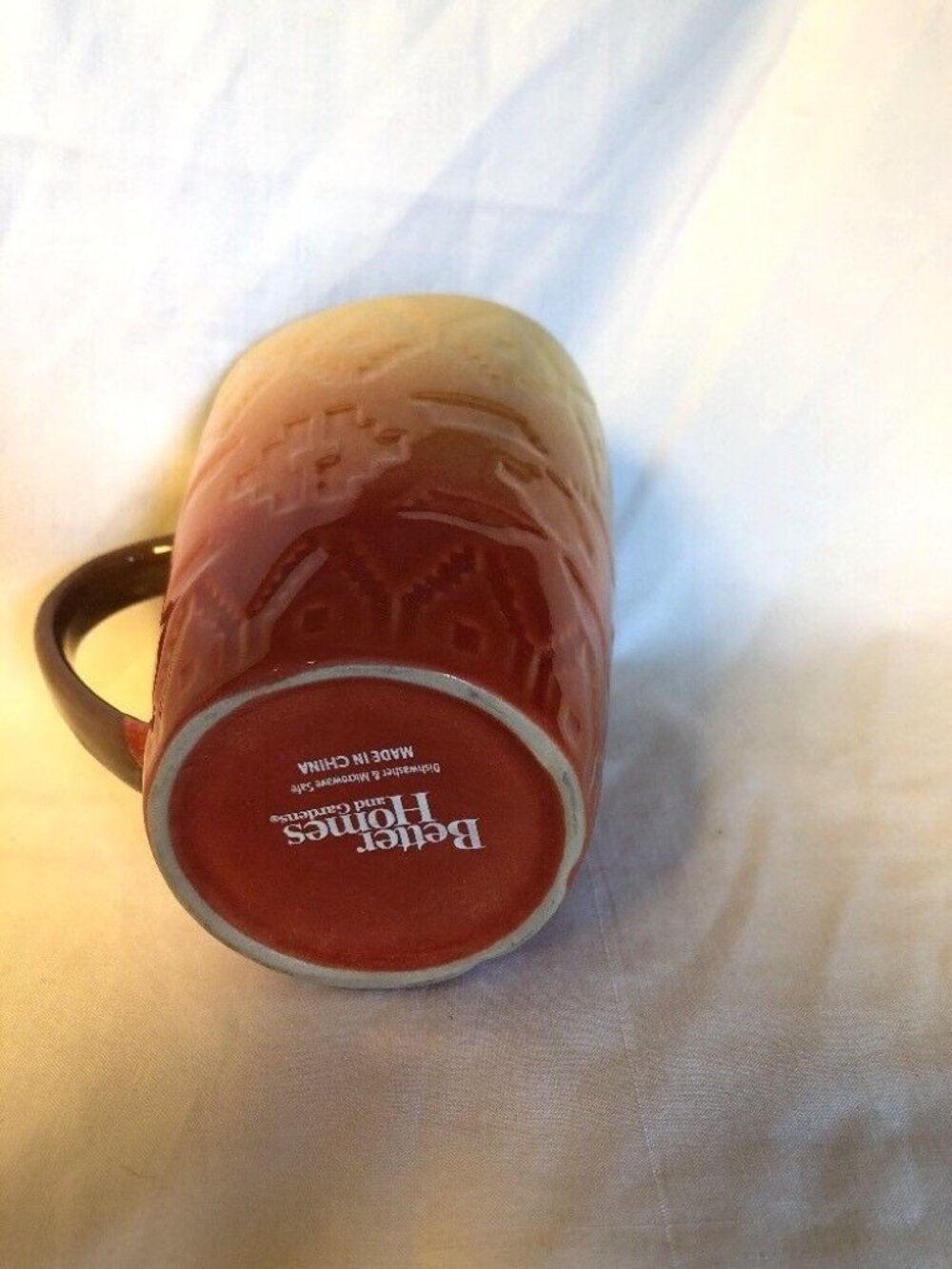 Fall Ombre Mug Red Yellow Brown Orange Better Homes Gardens Lot Autumn Southwest - Picture 11 of 14